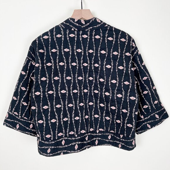 Scotch & Soda Blue and Pink Cardigan with Relaxed Silhouette - Picture 6 of 7